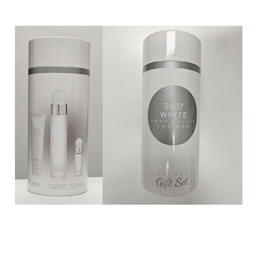 Perry Ellis 360 White Men Eau de Toilette (EDT) 3.4 oz / 100 ml Gift Set | wmafusion:844061015203
