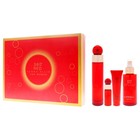Set Perry Ellis 360 Red For Women  ( 4 Pc ) 3.4 Oz Edt,3.0 Oz Sg/4.0 Oz Bm /0.25 Oz Edt Mini | wmafusion:844061016774