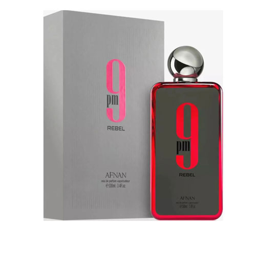 Afnan 9PM Rebel (Red) Eau de Parfum (EDP) 3.4 oz / 100 ml