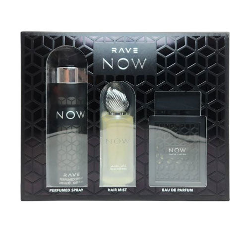 Lattafa Rave Now Men Eau de Parfum (EDP) 3.4 oz / 100 ml Gift Set