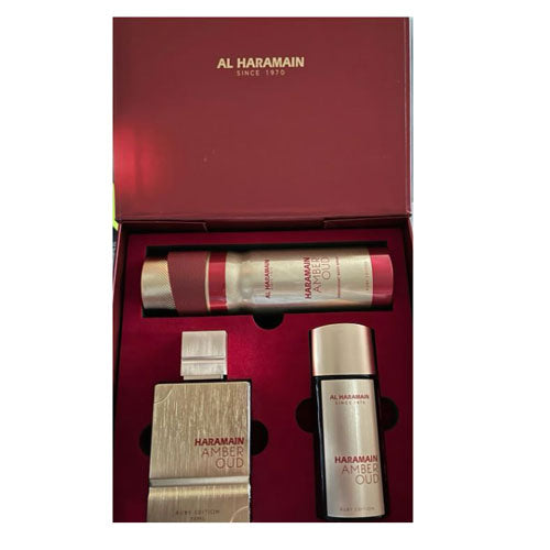 Al Haramain Amber Oud Ruby Extrait de Parfum 1.0 oz / 30 ml Gift Set