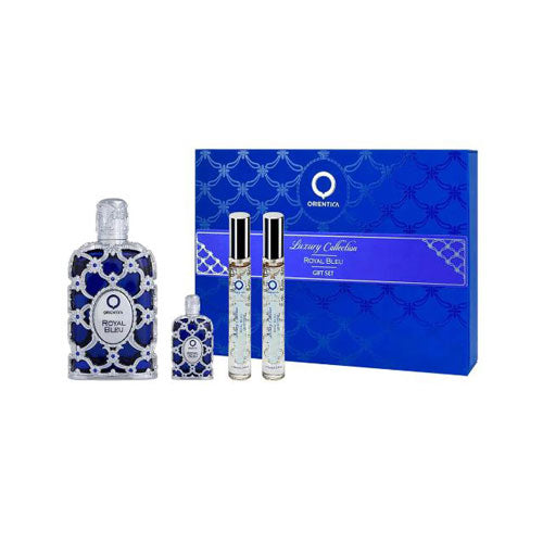 Orientica Luxury Collection Royal Blue Men Eau de Parfum (EDP) 2.7 oz / 80 ml Gift Set