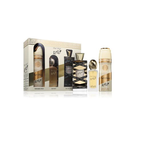 Lattafa Oud Mood Unisex Eau de Parfum (EDP) 3.4 oz / 100 ml Gift Set