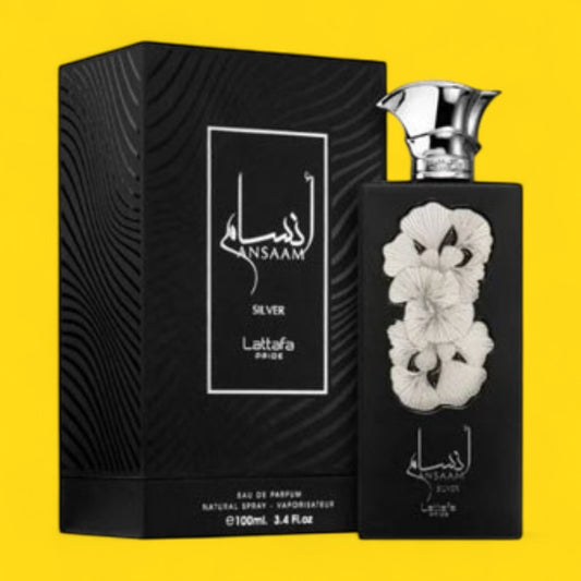 Lattafa Pride Ansaam Silver Eau de Parfum (EDP) 3.4 oz / 100 ml