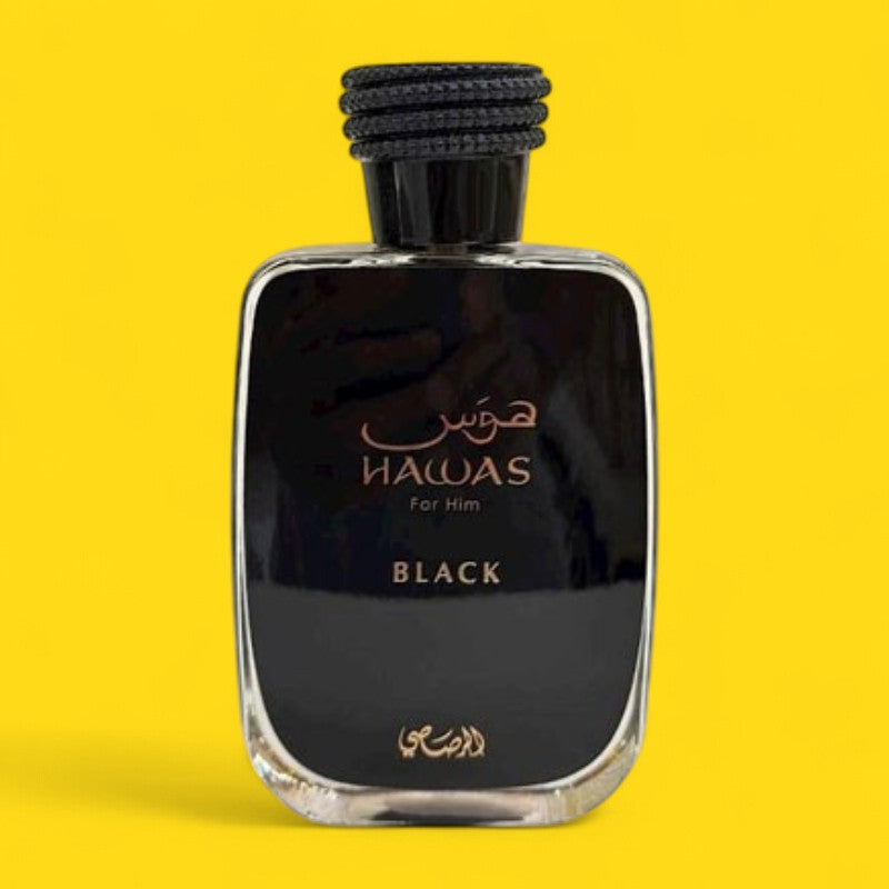 Rasasi Hawas Black Eau de Parfum (EDP) 3.4 oz / 100 ml