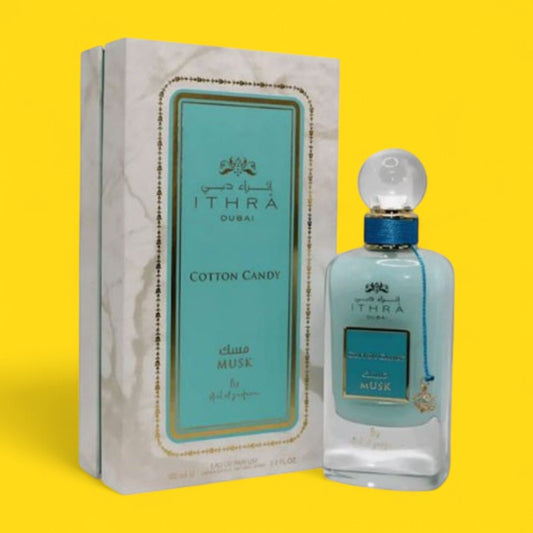 Ard Al Zaafaran Ithra Dubai Cotton Candy Musk Eau de Parfum (EDP) 3.4 oz / 100 ml